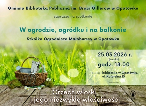 obrazek wsogrodzie, ogródku i na balkonie wiecej