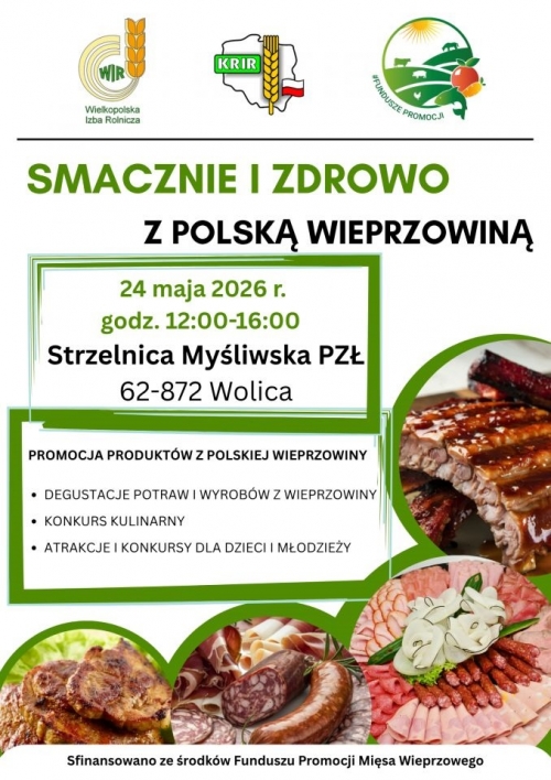 Zdjęcie do aktualności: „SMACZNIE I ZDROWO Z POLSKĄ WIEPRZOWINĄ” wiecej