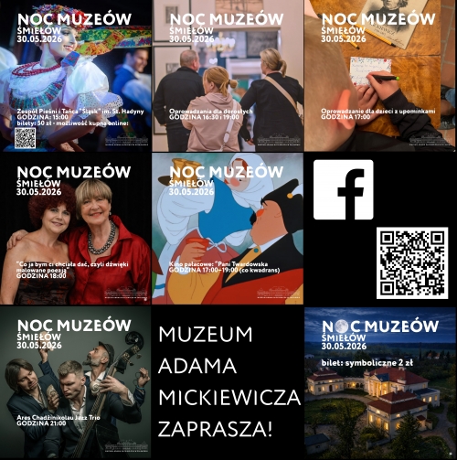 Zdjęcie do aktualności: Muzeum Adama Mickiewicza w Śmiełowie zaprasza na tegoroczną edycję Nocy Muzeów wiecej