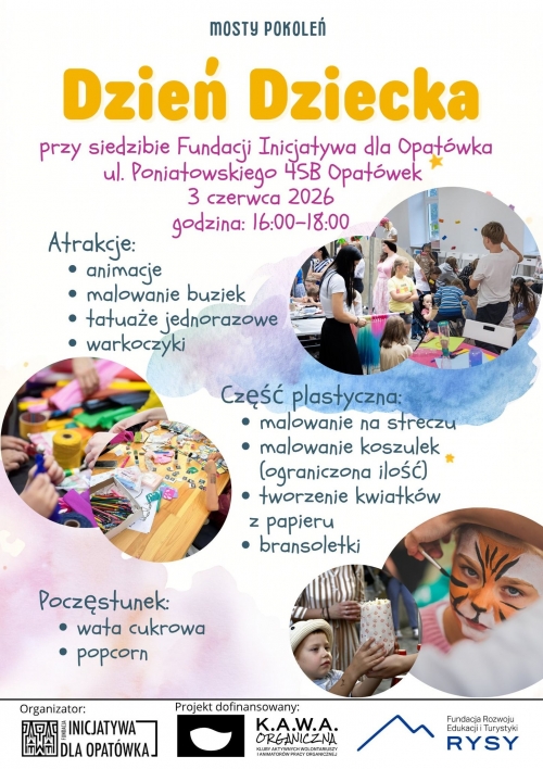 Zdjęcie do aktualności:  Dzień Dziecka przy siedzibie Fundacji 